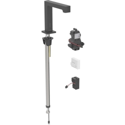 Geberit Piave Mat Siyah Fotoselli Lavabo Bataryası - 116.192.14.1