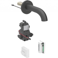 Geberit Piave Mat Siyah Fotoselli Lavabo Bataryası -116.286.14.1