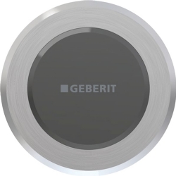 Geberit Sigma Krom-Siyah Tek Basmalı  Kumanda Kapağı - 115.936.SN.6