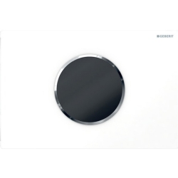 Geberit Sigma10 Beyaz-Parlak Krom Tek Basmalı Kumanda Kapağı - 115.908.KJ.6