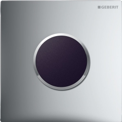 Geberit Sigma10 Mat Krom-Parlak Krom Fotoselli Pisuvar Kumanda Kapağı - 116.025.JQ.1