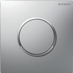 Geberit Sigma10 Mat Krom Pnömatik Pisuvar Kumanda Kapağı - 116.015.JQ.1