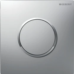 Geberit Sigma10 Mat Krom Pnömatik Pisuvar Kumanda Kapağı - 116.015.JQ.1 Hemen Al