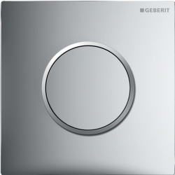Geberit Sigma10 Mat Krom Pnömatik Pisuvar Kumanda Kapağı - 116.015.KH.1