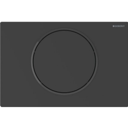 Geberit Sigma10 Mat Siyah Tek Basmalı Kumanda Kapağı - 115.869.16.6
