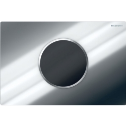 Geberit Sigma10 Parlak Krom-Mat Krom Tek Basmalı Kumanda Kapağı - 115.908.KH.6