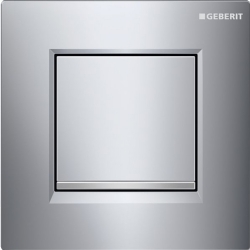 Geberit Sigma30 Parlak-Mat Krom Pnömatik Pisuvar Pisuvar Kapağı - 116.017.KH.1