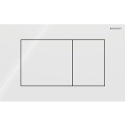 Geberit Sigma40 Beyaz Cam Kumanda Kapağı -115.629.QF.1