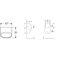 Geberit Smyle Susuz Sisuvar - 500.255.01.1 Hemen Al