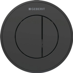 Geberit Tip 10 Mat Siyah 2 Kademeli Deşarj İçin Gömme Basma Butonu - 116.055.DW.1