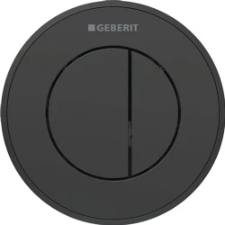 Geberit Tip 10 Mat Siyah 2 Kademeli Deşarj İçin Gömme Basma Butonu - 116.055.DW.1