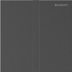 Geberit Tip 40 Krom Siyah Pisuvar İçin Kumanda Kapağı - 116.227.QD.1