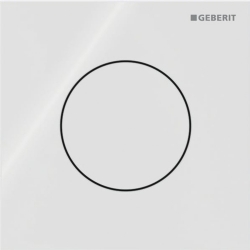 Geberit Tip40 Beyaz Cam Pisuvar İçin Kumanda Kapağı - 116.014.SI.1