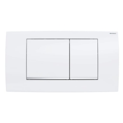 Geberit Twinline30 Beyaz-Parlak Krom Kumanda Kapağı - 115.899.KJ.1
