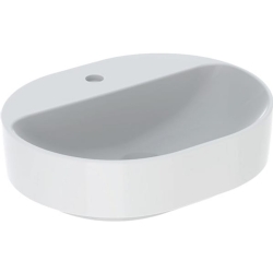 Geberit VariForm 50x40 Cm Batarya Banklı Eliptik Lavabo - 500.776.01.2