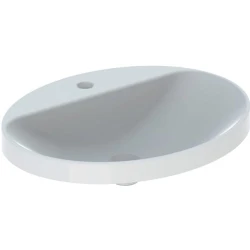 Geberit VariForm 60x48 Cm Oval Tezgah Üstü Lavabo - 500.726.01.2 Hemen Al