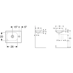 Geberit iCon Light 38x28 Cm Lavabo - 501.830.00.1 Hemen Al