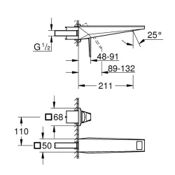 Grohe Allure Brilliant Private Collection İki Delikli Lavabo Bataryası - 29521DC0 Hemen Al