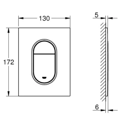 Grohe Arena Cosmopolitan Kumanda Paneli - 37624P00 Hemen Al