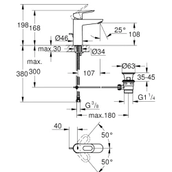 Grohe BauLoop Tek Kumandalı Lavabo Bataryası - 23763000 Hemen Al