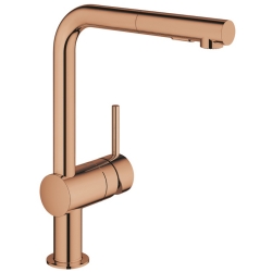 Grohe Concetto New Tek Kumandalı Rose Gold Eviye Bataryası - 30274DA0