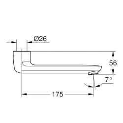Grohe Döküm Döner Çıkış Ucu - 13380000 Hemen Al