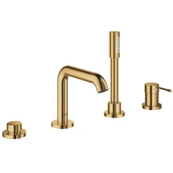 Grohe Essence New Dört Delikli Altın Küvet Bataryası - 25251GN1 Hemen Al