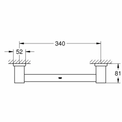 Grohe Essentials Cube New Banyo Tutamağı - 40514DC1 Hemen Al