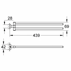 Grohe Essentials Cube New Havluluk - 40624DC1 Hemen Al