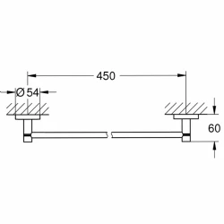 Grohe Essentials New Havluluk - 40688001 Hemen Al