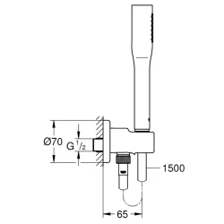 Grohe Euphoria Cosmopolitan Duş Seti - 26404000 Hemen Al