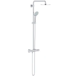 Grohe Euphoria System Duvara Monte Termostatik Bataryalı Duş Sistemi - 26383000 Hemen Al