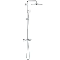Grohe Euphoria System Duvara Monte Termostatik Bataryalı Duş Sistemi - 26723000 Hemen Al