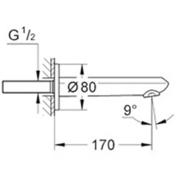 Grohe Eurodisc Cosmopolitan Çıkış Ucu - 13278002 Hemen Al
