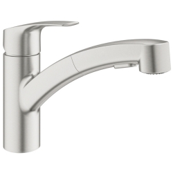 Grohe Eurosmart 2021 Tek Kumandalı Beyaz Eviye Bataryası - 30305DC1