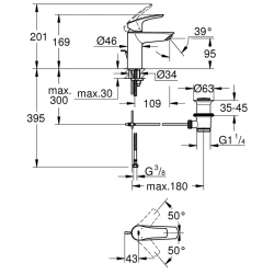 Grohe Eurosmart 2021 Tek Kumandalı Lavabo Bataryası - 33265003 Hemen Al