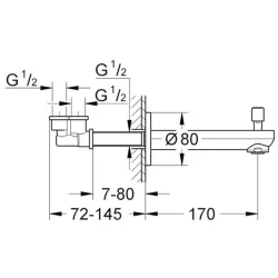 Grohe Eurosmart Cosmopolitan Çıkış Ucu - 13262000 Hemen Al