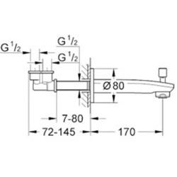 Grohe Eurostyle Cosmopolitan Çıkış Ucu - 13277002 Hemen Al
