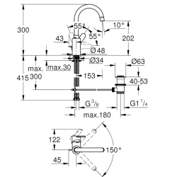 Grohe Eurostyle Cosmopolitan Tek Kumandalı Lavabo Bataryası - 23043003 Hemen Al