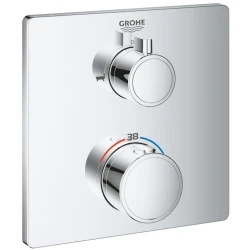 Grohe Grohtherm Convent. Concealed Çift Yönlü Ankastre Termostatik Banyo Bataryası- 24080000 Hemen Al
