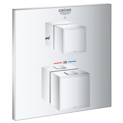 Grohe Grohtherm Cube Çift Yönlü Ankastre Termostatik Banyo Bataryası- 24155000