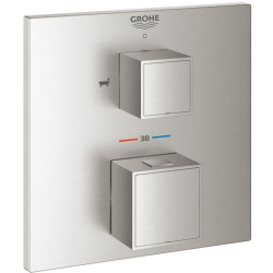 Grohe Grohtherm Cube Çift Yönlü Ankastre Termostatik Banyo Bataryası- 24155DC0