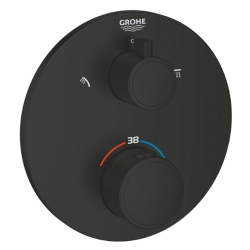 Grohe Grohtherm Termostatik Siyah Banyo-Duş Bataryası - 1022082430
