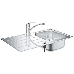 Grohe K200 Stainless Steel Damlalıklı Paslanmaz Çelik Eviye - 31565SD1 Hemen Al