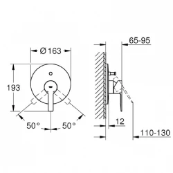 Grohe Lineare New Ankastre Banyo-Duş bataryası - 19297001 Hemen Al