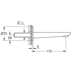 Grohe Lineare New Çıkış Ucu - 13383001 Hemen Al