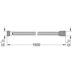Grohe Metal Duş Hortumu - 28143001 Hemen Al