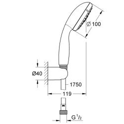 Grohe NTempesta el Duşu Seti - 27849001 Hemen Al