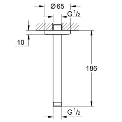 Grohe New Tempesta Classic Duş Başlığı Dirseği - 27559000 Hemen Al