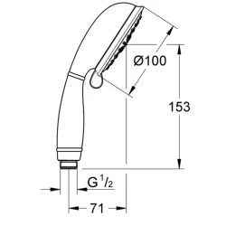 Grohe New Tempesta Rustic 4 Akışlı El Duşu - 27608001 Hemen Al